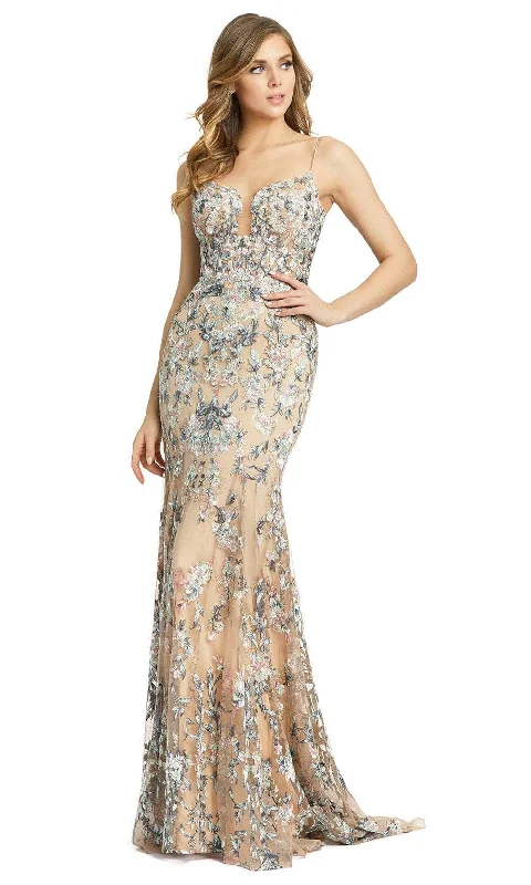 Don’t Miss Out Mac Duggal A79313 - Deep Sweetheart Embroidered Evening Dress