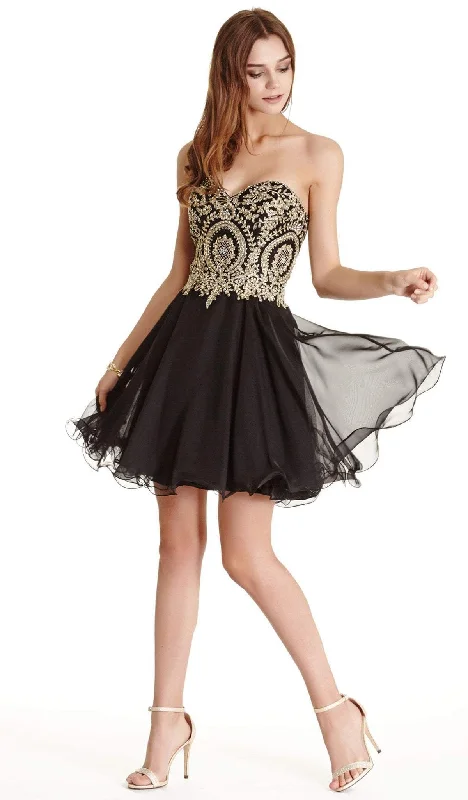 Holiday Sale Aspeed Design - Gilded Sweetheart A-line Affordable Prom Dress