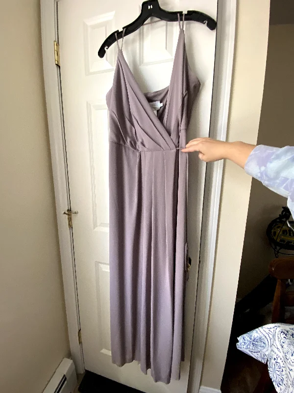 Warehouse Sale David's Bridal F19755 / Double Strap Georgette Bridesmaid Wrap Dress