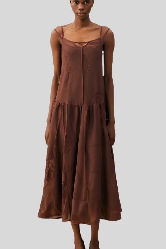 Fantastic Offers Beatrice B Mesh foliage midi dress