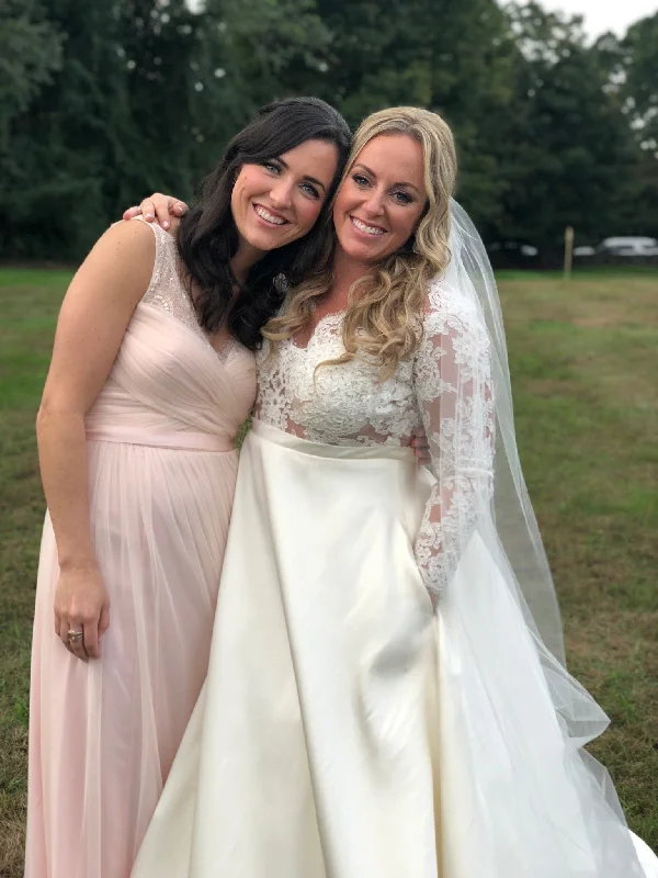 Online Only BHLDN Size 4, Bridesmaid BHLDN Fleur Dress by Hitherato (Blush)
