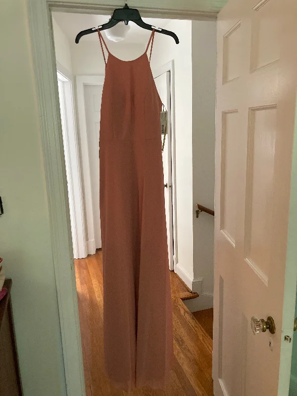 Quick Sale Jenny Yoo Kayla Dress color id: sds Sedona sunset chiffon