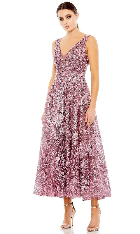 Massive Deals Mac Duggal 20422 - Embellished V-Neck Dress