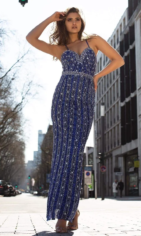 Lowest Price Chic and Holland - AN1484 Embellished Sweetheart Sheath Dress