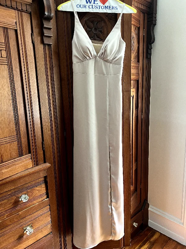 Price Break Other Reverly: Carmen Satin Dress - Soft Champagne
