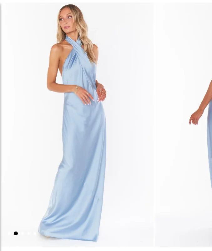 Final Markdown Show Me Your MuMu Jasmine Halter Maxi dress