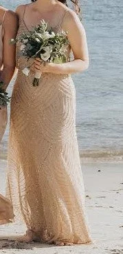 Unbeatable Prices Adrianna Papell Art deco blouson beaded gown