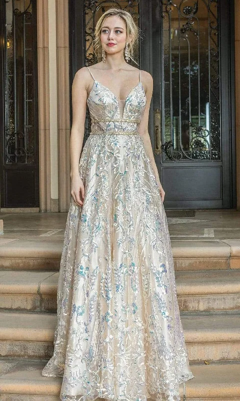 Anniversary Sale Dancing Queen - 4216 Embellished A-Line Evening Dress