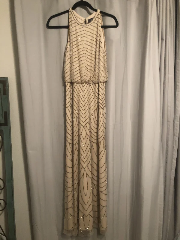Deal of the Week Adrianna Papell ART DECO BEADED BLOUSON DRESS WITH HALTER NECKLINE