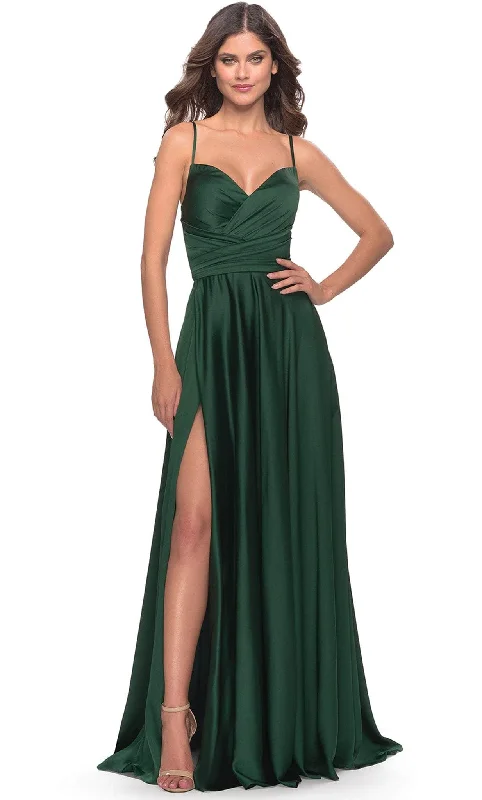 Special Discount La Femme 31233 - Sweetheart Crisscross Ruched Long Prom Dress