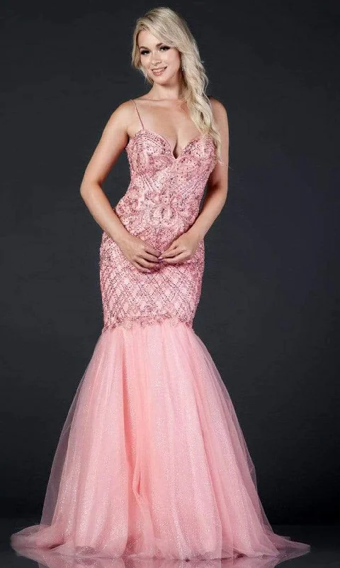 Savings Bonanza Aspeed Design - L2367 Sweetheart Trumpet Full Length Dress