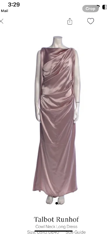 Get It Before It’s Gone Other Designer Talbot Runof cowl neck evening gown