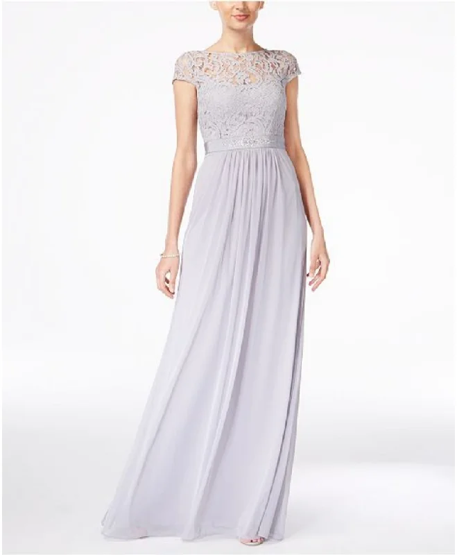Shop and Save Adrianna Papell Lace Illusion Dress