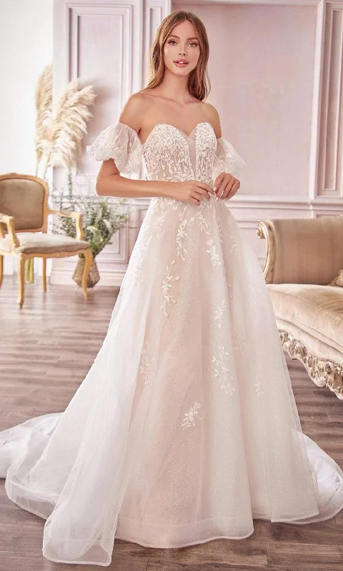 Crazy Savings Andrea and Leo - A1014 Off Shoulder Puff Bridal Gown