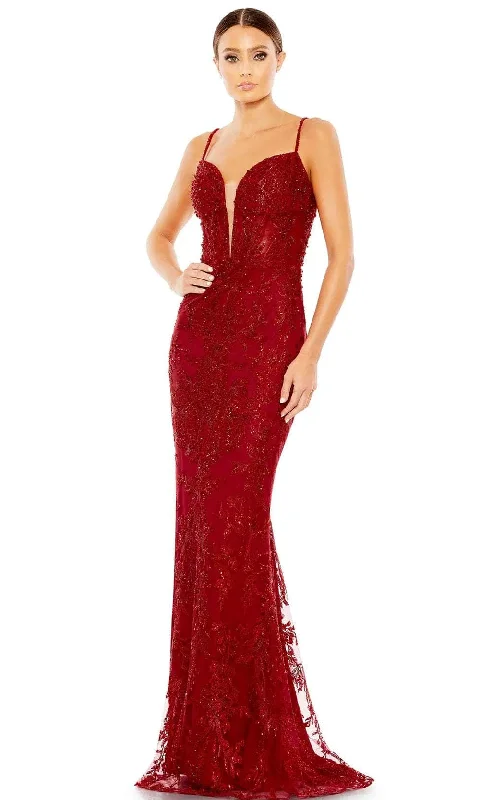 Today’s Special Mac Duggal 20330 - Deep Sweetheart Embellished Sheath Gown