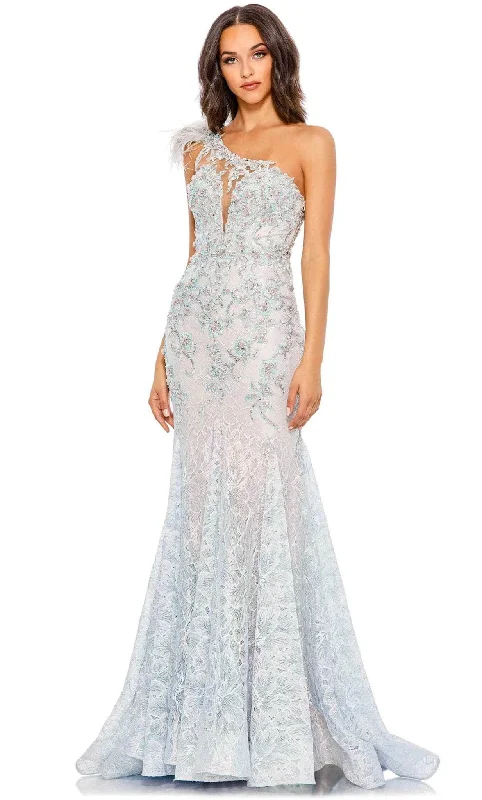 Major Savings Mac Duggal 79264 - One Shoulder Embroidered Long Gown