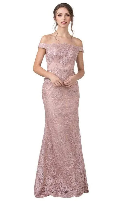 Special Savings Aspeed Design - L2383 Off Shoulder A-Line Dress