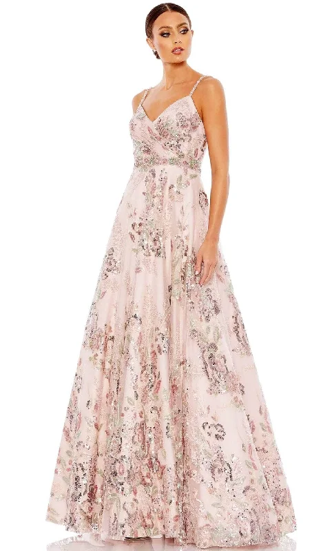 Exclusive Preview Mac Duggal 67971 - A-line Sleeveless Sequined Gown