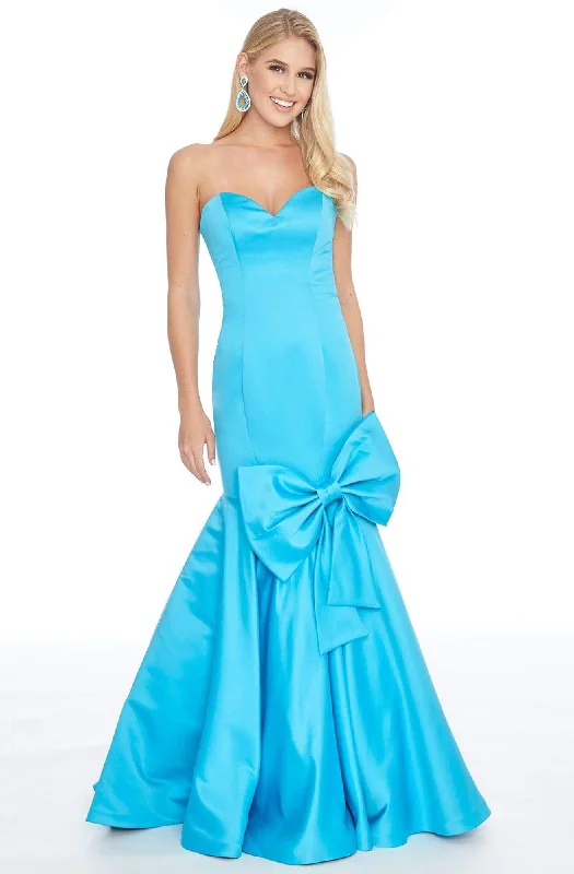 Act Now Ashley Lauren - 1777 Sweetheart Satin Trumpet Dress