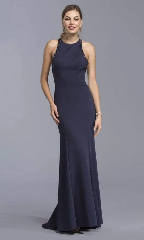 Special Promotion Aspeed Design - L2017 Bead-Trimmed Crisscross Back Dress