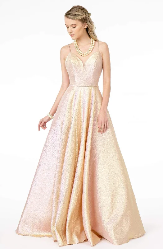 Price Buster Elizabeth K - GL2951 Plunging V-Neckline A-Line Gown