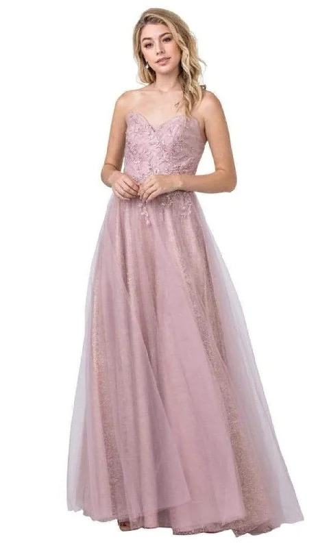 Big Savings Aspeed Design - L2433 Sweetheart Embroidered A-Line Dress