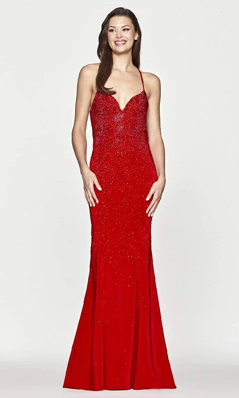 Closeout Sale Faviana - S10656 Beaded Sweetheart Mermaid Gown