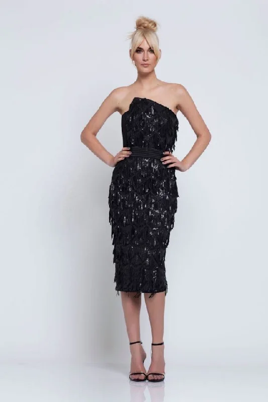 Best Deals Zhivago's Diamond Lace Satin Waistband Dress