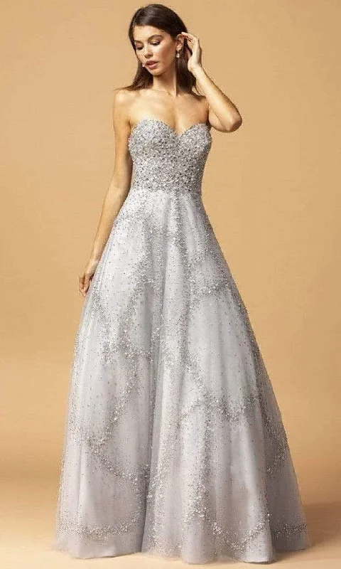 Quick Sale Aspeed Design - L2260 Sweetheart Beaded A-Line Simple Prom Dress