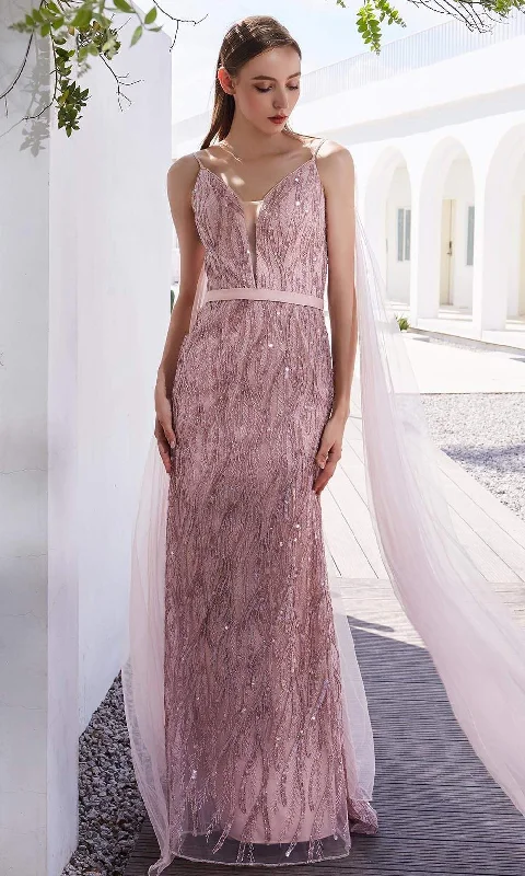 Special Offer J'Adore Dresses - JM117 Sequined Deep V Neck Sheath Dress
