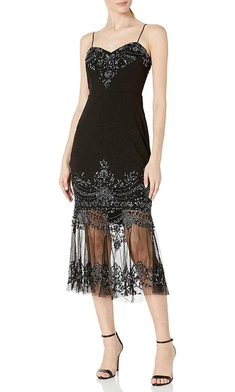 Deal Mania Aidan Mattox MD1E202124 - Beaded Illusion Evening Dress
