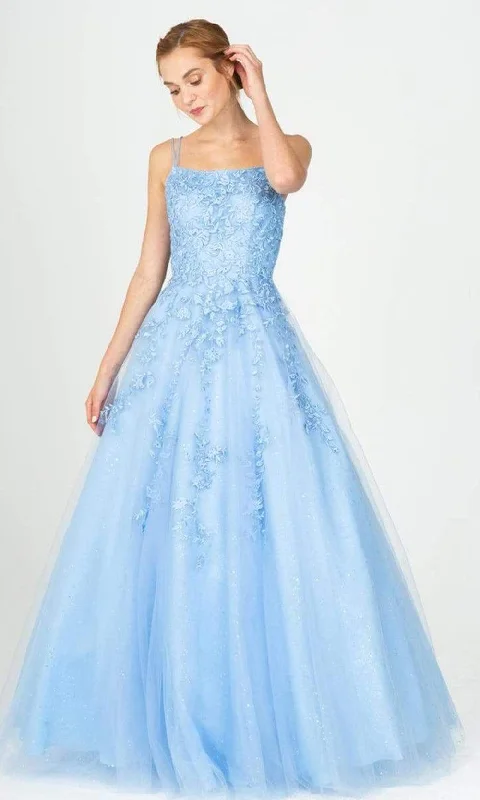 Final Sale Eureka Fashion - 9757 Lace Embroidered A-Line Dress