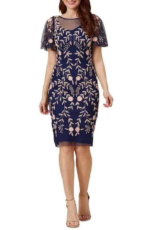 Fantastic Offers Adrianna Papell AP1E205858 - Sequin Embroidered Dress