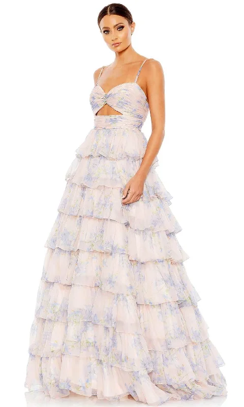 Steals and Deals Mac Duggal 67966 - Sweetheart Floral Ruffled Prom Dress