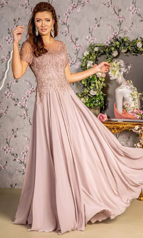 Midnight Madness GLS by Gloria GL3492 - Beaded A-Line Prom Gown