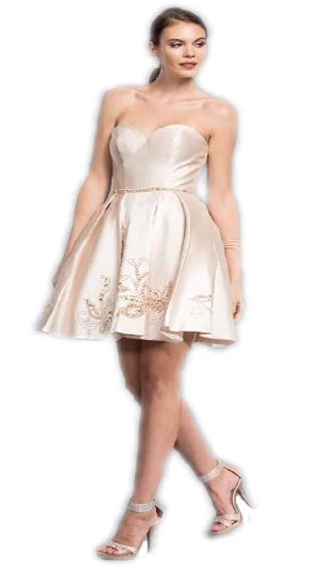 Unbeatable Prices Aspeed Design - Beaded Strapless A-line Homecoming Dress