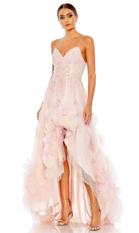 Special Discount Mac Duggal 11293 - Ruffle High-Low Evening Gown