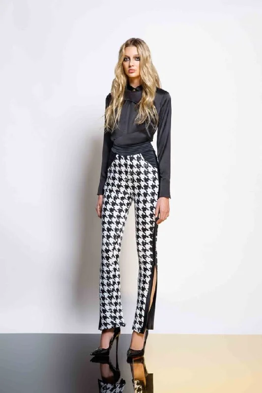 Fantastic Offers Zhivago Sparkling Houndstooth Sequin Trousers