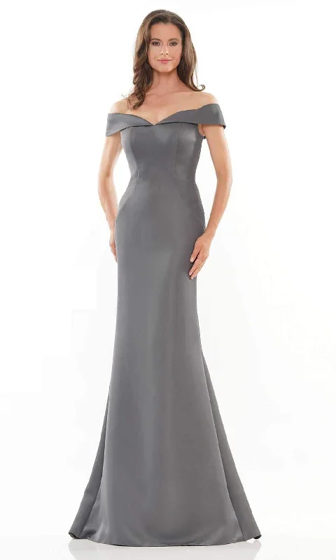 Great Bargains Marsoni by Colors - MV1153 Draped Off Shoulder Gown