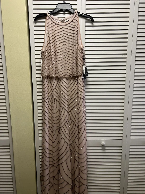 Early Access Adrianna Papell Beaded Halter Gown