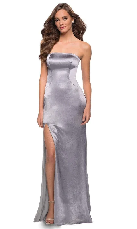 Deal Dash La Femme - 29807 Strapless Fitted Stretch Junior Prom Dress