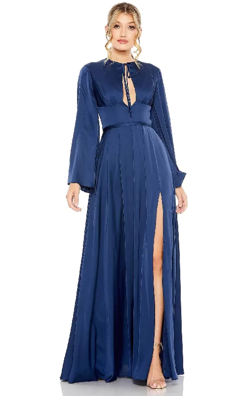 Price Blitz Mac Duggal 68308 - Long Sleeve A-line Evening Dress