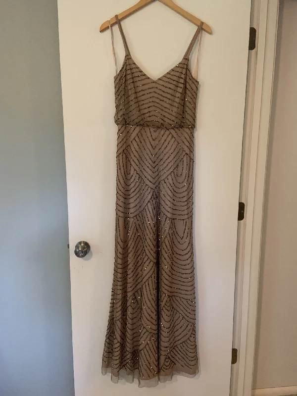 Sneak Peek Sale Adrianna Papell Art deco blouson beaded gown/886732071491