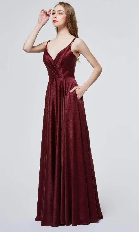 Special Offer J'Adore Dresses - J19025 Flowy V Neck A-line Dress