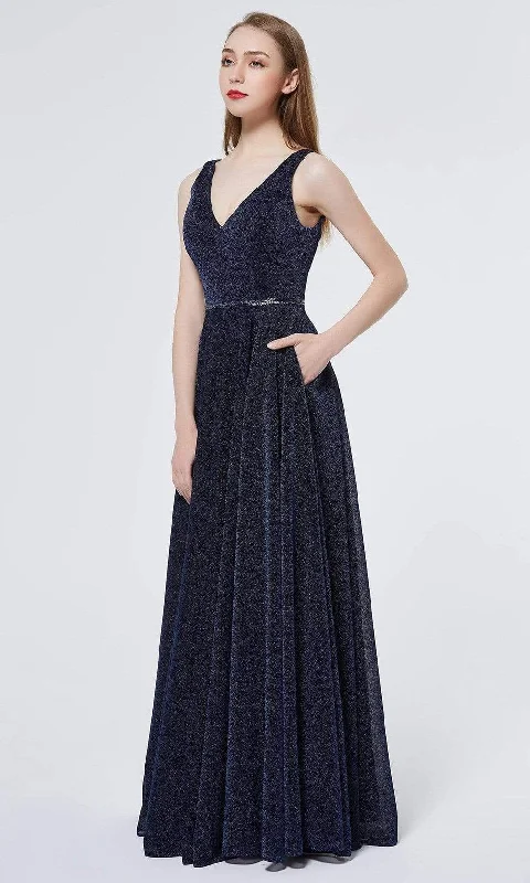 Stock Up and Save J'Adore Dresses - J19023 Glittered Allover A-line Dress