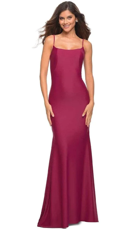 Savings Spectacular La Femme - 30458 Low Back Mermaid Gown