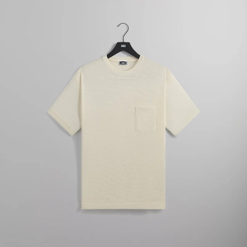 Price Blitz Kith Pointelle Mesh Leonard Pocket Tee - Sandrift