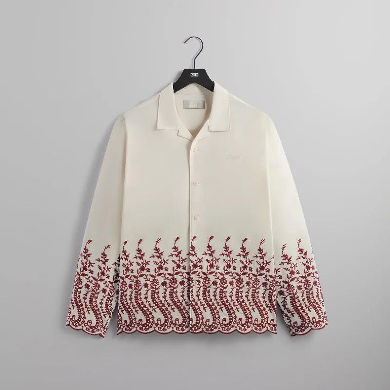 Huge Discounts Kith Adonis Camp Collar Shirt - Fever