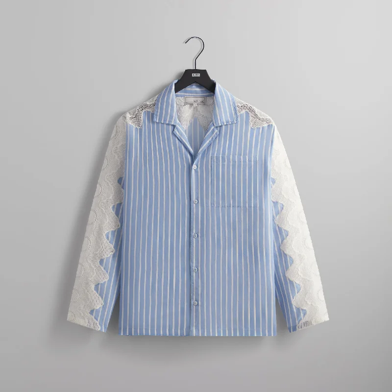 Special Promotion &Kin Lace Combo Adonis Camp Collar Shirt - Cast