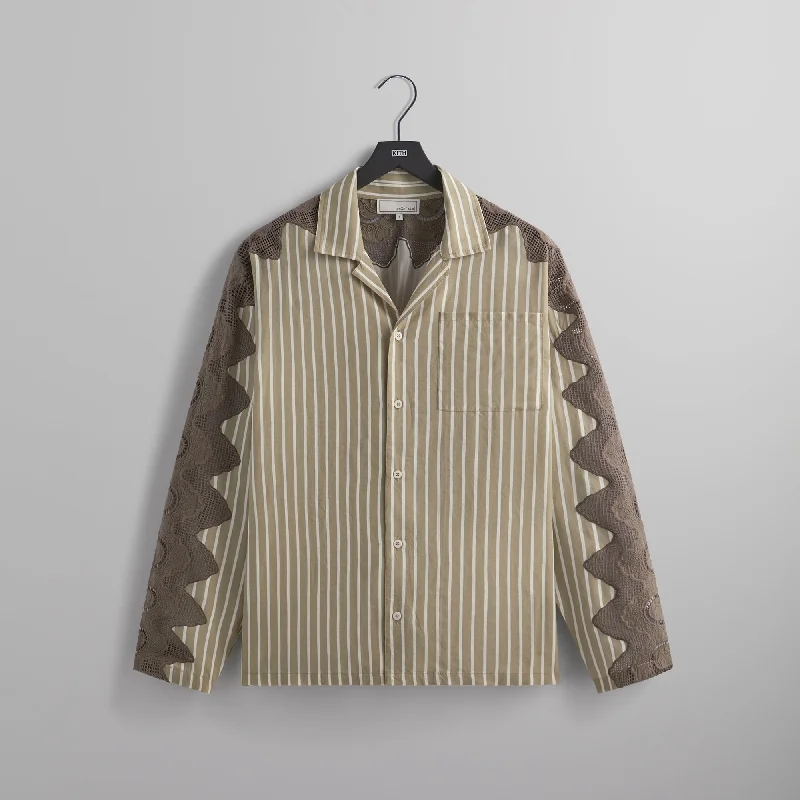Limited Quantity &Kin Lace Combo Adonis Camp Collar Shirt - Arch